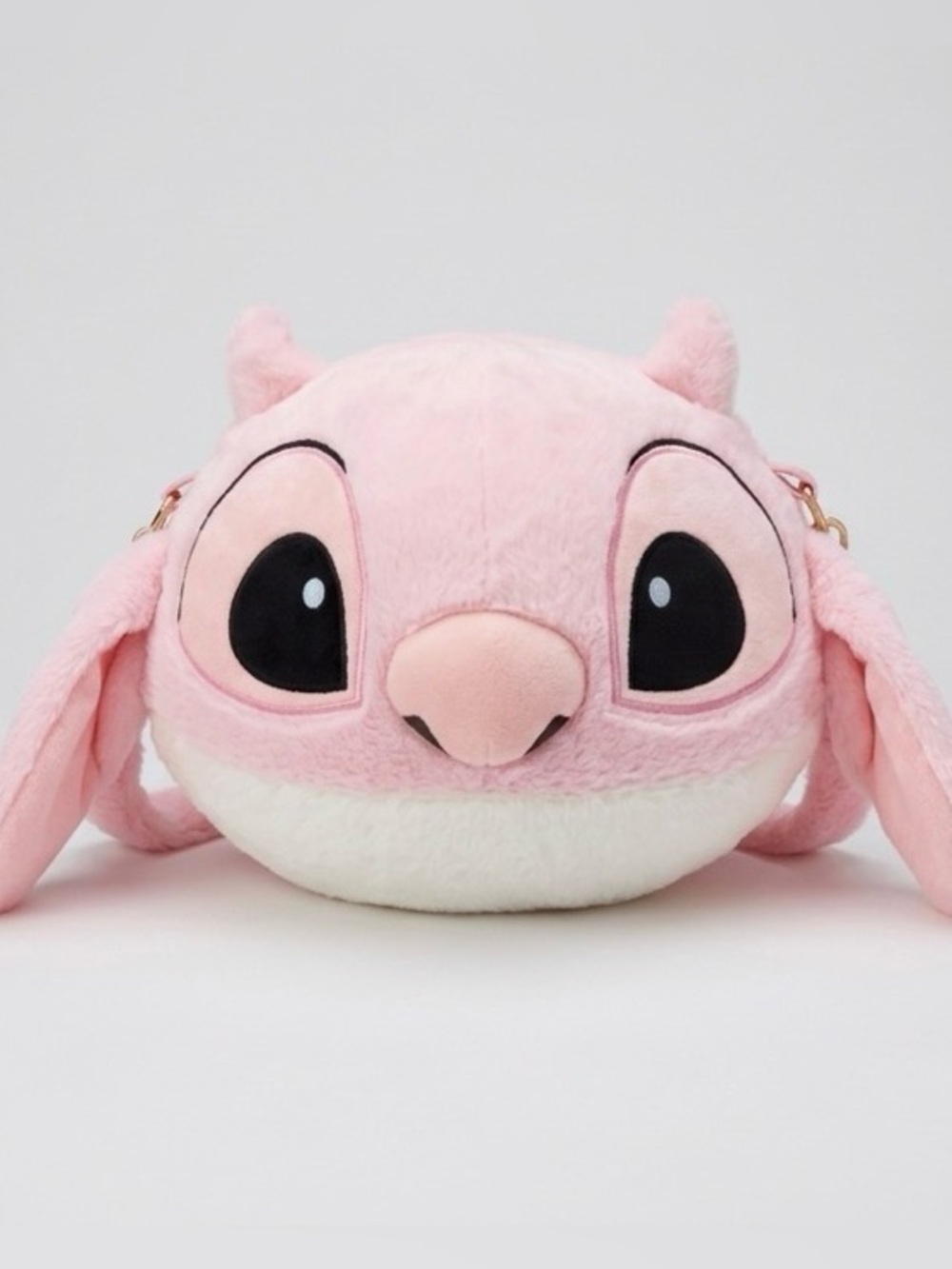Disney Angel Plush Crossbody Purse | Soft Pink Character Shoulder Bag | New